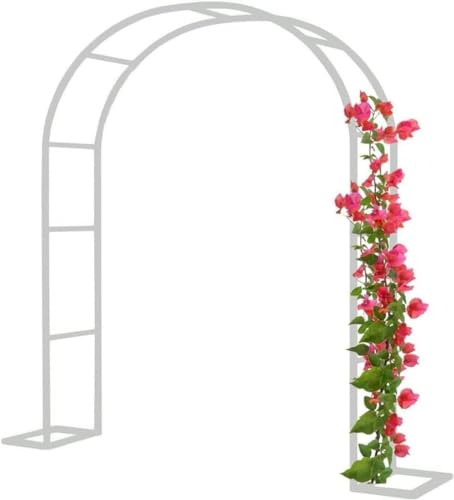 Robuster Metall-Gartenbogen – großer Stahlrahmen, wetterbeständige Outdoor-Unterstützung für Kletterpflanzen, Rosen und Reben – perfekt für Gartenlaube und Dekoration von Generisch