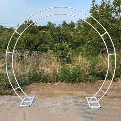 Robuster Metall-Hochzeitsbogen – Anti-Rost Mondtor Gartenlaube in Gold, Schwarz & Weiß – perfekter runder Torbogen für Brautparty-Dekorationen und Veranstaltungen im Freien Robuster Metall-Hochzeitsbogen – Anti-Rost Mondtor Gartenlaube in Gold, Schwarz & Weiß – perfekter runder Torbogen für Brautparty-Dekorationen und Veranstaltungen im Freien von Generisch