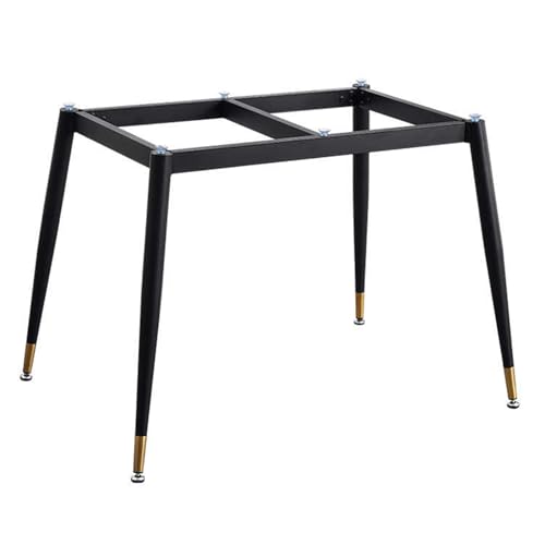 Robuster Metall-Tischbeinrahmen – stabile Stahl-Schreibtischbasis für moderne Esstische, unterstützt Marmor-, Glas-, Holz-Tischplatten mit Saugnapf von Generisch