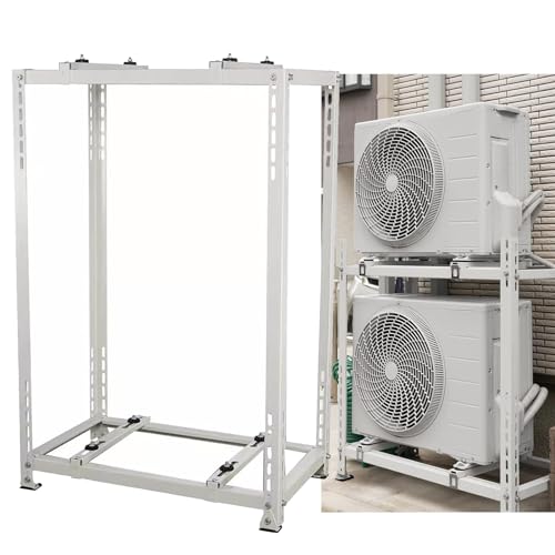 Robuster Ständer für Mini-Split-Wechselstrom- und Wärmepumpe, langlebige Bodenhalterung für 9.000–18.000 BTU-Einheiten, doppelstufiges Design für Stabilität Robuster Ständer für Mini-Split-Wechselstrom- und Wärmepumpe, langlebige Bodenhalterung für 9.000–18.000 BTU-Einheiten, doppelstufiges Design für Stabilität von Generisch