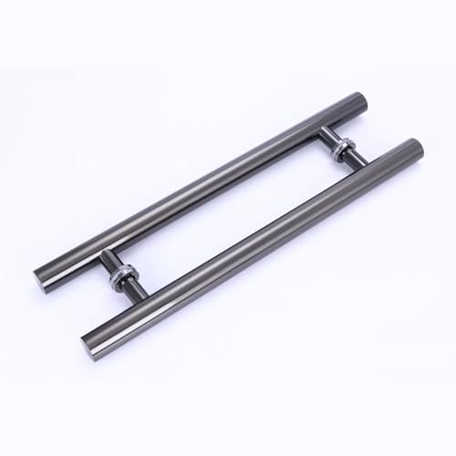 Robuster T-Griff für Scheunentür, Edelstahl, Duschknauf, Schrank-Hardware für Glasschuppen und Möbel, Schiebe-/Ziehgriffe mit Zubehör (Lochmitte: 80 cm, Blaugrün) von Generisch
