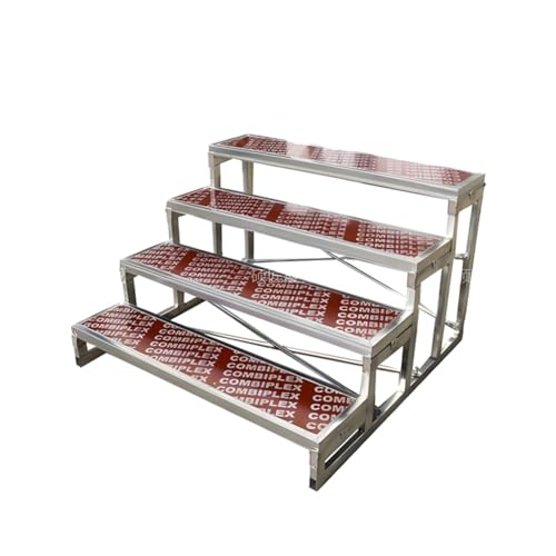 Robuster Wohnmobil-Tritthocker, bewegliche Bühnenleiter, klappbarer Ständer, mehrschichtig kombinierbar, ideal für Chor und Heimgebrauch Robuster Wohnmobil-Tritthocker, bewegliche Bühnenleiter, klappbarer Ständer, mehrschichtig kombinierbar, ideal für Chor und Heimgebrauch von Generisch