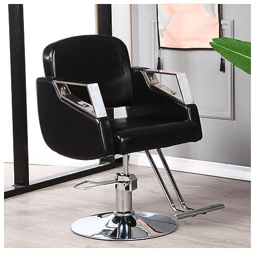 Robuster hydraulischer Salonstuhl, mit 360°-Drehgelenk und Fußstütze, für Friseur-Styling und Beauty-Spa-Shampoo Robuster hydraulischer Salonstuhl, mit 360°-Drehgelenk und Fußstütze, für Friseur-Styling und Beauty-Spa-Shampoo von Generisch