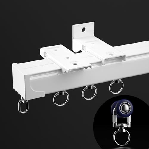 Robustes Aluminium-Vorhangschienensystem, 90-Grad-Eckbogen für L-Form, U-Form, Decken- oder Wandmontage, Raumteiler-Lösung Robustes Aluminium-Vorhangschienensystem, 90-Grad-Eckbogen für L-Form, U-Form, Decken- oder Wandmontage, Raumteiler-Lösung von Generisch