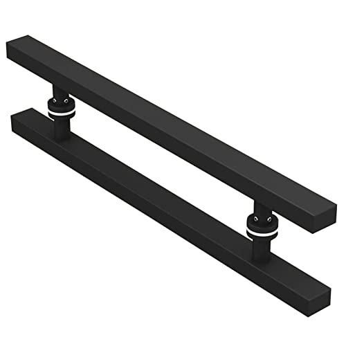 Robustes Edelstahl-Türgriff-Set, doppelseitig, Leiter-Stil für Glas- und Scheunentüren, Push-Pull-Design, 80 cm Länge von Generisch