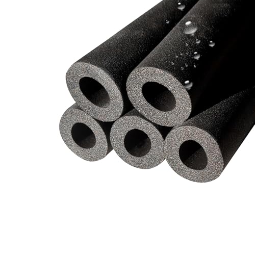 Rohrisolierung 27 mm, wasserdichte Schlauchisolierung, Wandstärke 15/20/30 mm, Schaumstoff Rohrdämmung für den Winterschutz im Außenbereich(T 20mm,ID 34mm) von Generisch