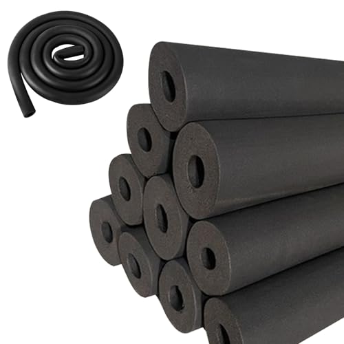 Rohrisolierung Kautschuk, Rohrisolierung Schaumstoff, Isolierung der Rohre Schaumstoffschlauch für Heizung Sanitär Heizungsrohr Kupferrohr, Klimaanlagen(13mmx15mmx2m) von Generisch