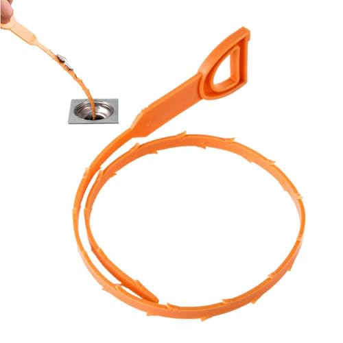 Rohrreinigungsspirale - 21 Inch Abflussreiniger spiralee | spiralee Abfluss Rohrreinigung Mehrzweck | Flexible Abflussspirale | Abfluss Schlange ​für Küchenspüle,Bad Badewanne,Abflüsse Dredge Pipe von Generisch