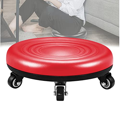 Rollhocker für Hausarbeit, 360 Grad drehbarer niedriger Sitz mit Rollen zum Reinigen von Böden, multifunktionaler runder Rollsitz für Zuhause, Büro und Fitness Rollhocker für Hausarbeit, 360 Grad drehbarer niedriger Sitz mit Rollen zum Reinigen von Böden, multifunktionaler runder Rollsitz für Zuhause, Büro und Fitness von Generisch