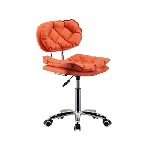 Rollhocker mit Rückenlehne, um 360 Grad drehbar, verstellbare Höhe 45 cm - 60 cm, ergonomischer Schreibtischhocker mit Rollen, 6 Farben erhältlich Rollhocker mit Rückenlehne, um 360 Grad drehbar, verstellbare Höhe 45 cm - 60 cm, ergonomischer Schreibtischhocker mit Rollen, 6 Farben erhältlich von Generisch