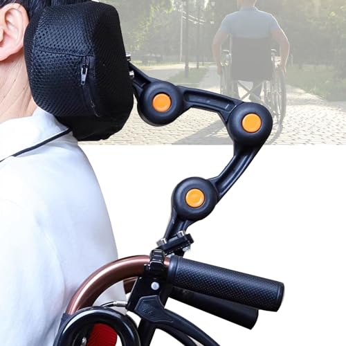 Rollstuhl-Kopfstütze Nackenstützkissen - Ergonomische Kopfpositionierung Rückenlehne für ältere Menschen Rollstuhlzubehör - Bequeme Unterstützung und Stabilität von Generisch