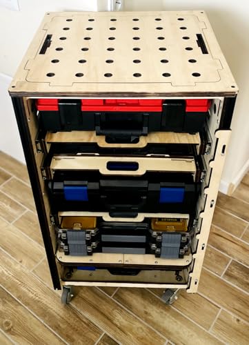 Rollwagen- Rollcontainer - wie Workmo Kompatibel mit L-Boxx Systemen - Perfekt auch als Fahrzeugeinrichtung - ob als Betriebsausstattung oder in der eigenen Werkstatt als Regal - Mobile Werkstatt Rollwagen- Rollcontainer - wie Workmo Kompatibel mit L-Boxx Systemen - Perfekt auch als Fahrzeugeinrichtung - ob als Betriebsausstattung oder in der eigenen Werkstatt als Regal - Mobile Werkstatt von Generisch