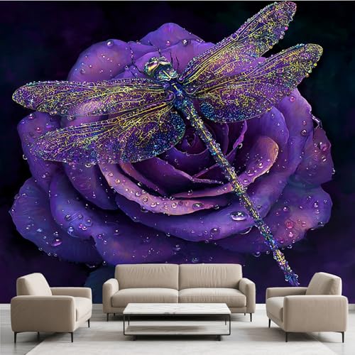 Rosen Blumen Romantik Tapete Selbstklebende Fototapete Pflanzen Natur Tapeten Gothic Fantasie Wandtapete Vinyl Wasserdicht Wandaufkleber für Wohnzimmer Schlafzimmer Küchen 300x210 cm Rosen Blumen Romantik Tapete Selbstklebende Fototapete Pflanzen Natur Tapeten Gothic Fantasie Wandtapete Vinyl Wasserdicht Wandaufkleber für Wohnzimmer Schlafzimmer Küchen 300x210 cm von Generisch