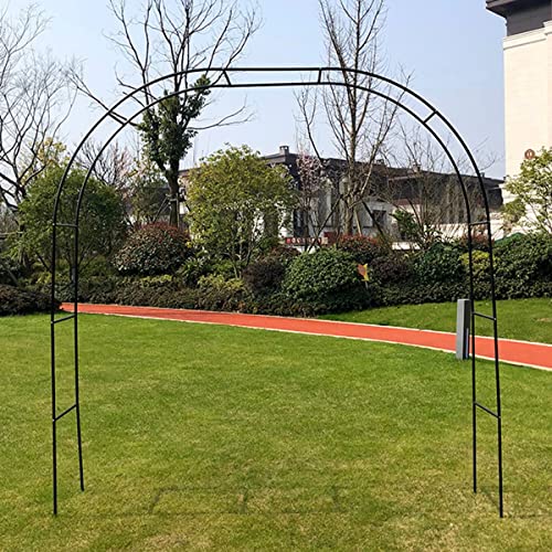 Rosenbogen Hochzeit Metall Rankbogen für Kletterpflanzen Outdoor Gartenlaube Wetterbeständig Gartensäulenstütze Schwarz 300x220cm Rosenbogen Hochzeit Metall Rankbogen für Kletterpflanzen Outdoor Gartenlaube Wetterbeständig Gartensäulenstütze Schwarz 300x220cm von Generisch