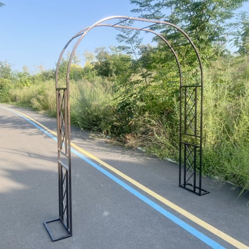 Rosenbogen Metall Pergola mit Sockel 140 180 200 220 240 260 280 300 320 340 Garten Rankhilfe Laube für Kletterpflanzen Torbogen für Terrasse Rasen Hochzeitszeremonie Dekor Rosenbogen Metall Pergola mit Sockel 140 180 200 220 240 260 280 300 320 340 Garten Rankhilfe Laube für Kletterpflanzen Torbogen für Terrasse Rasen Hochzeitszeremonie Dekor von Generisch