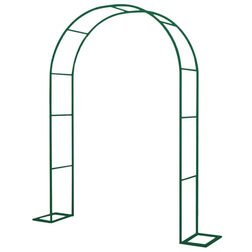 Rosenbogen Pergola aus Metall für Kletterpflanzen Hochzeit Spalier Laube dekorativer Gartentorbogen Grün Verfügbare Größen: 120-350 cm 1,8 m x 2,2 m x 25 cm Rosenbogen Pergola aus Metall für Kletterpflanzen Hochzeit Spalier Laube dekorativer Gartentorbogen Grün Verfügbare Größen: 120-350 cm 1,8 m x 2,2 m x 25 cm von Generisch