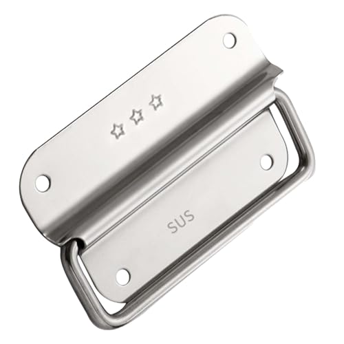 Rostfreie Stahlschrank zieht Ziehen - Klapptürgriffe, Schubladengriffe | Ergonomische Küchenschrank -Hardware, modernes minimalistisches Design, langlebiger rostbezogener Build für den reibungslosen B von Generisch