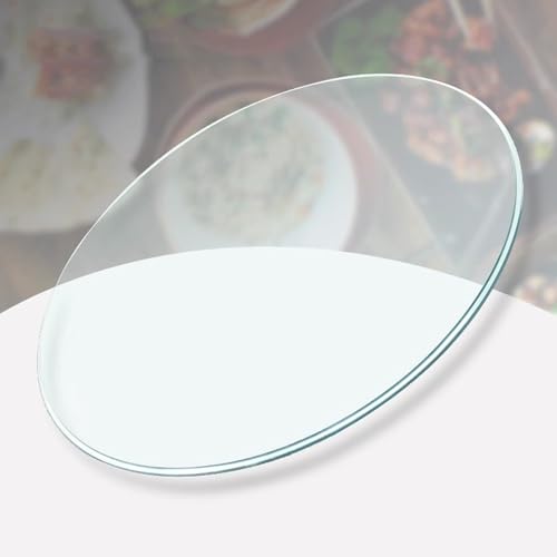 Runde Esstischplatte aus gehärtetem Glas, 78,9 cm, hohe Temperaturbeständigkeit, starke Härte, gute Stabilität, nicht zerbrechlich Runde Esstischplatte aus gehärtetem Glas, 78,9 cm, hohe Temperaturbeständigkeit, starke Härte, gute Stabilität, nicht zerbrechlich von Generisch