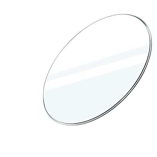 Runde Glasplatte Transparent Tischplatte aus Gehärtetem Glas, Ø30 40 50 60 70 80cm Glasscheibe Schlagfest Sicherheitsglas, Für Küchen, Esstisch, Couchtisch, Pflegeleicht(68cm/26.7in) von Generisch