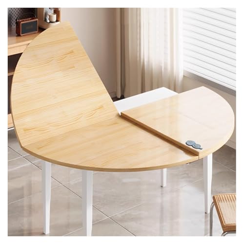 Runde Klapptischplatte, glatte Oberfläche, Holz-Bankett-Esstischplatte, perfekt für Zuhause, Küche und Party Runde Klapptischplatte, glatte Oberfläche, Holz-Bankett-Esstischplatte, perfekt für Zuhause, Küche und Party von Generisch