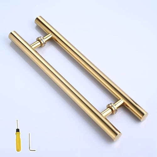 Runde Metall-Türgriffe für Holz- und Glastüren, ideal für Schiebetüren, Duschen und Scheunentüren im Innen- und Außenbereich Runde Metall-Türgriffe für Holz- und Glastüren, ideal für Schiebetüren, Duschen und Scheunentüren im Innen- und Außenbereich von Generisch