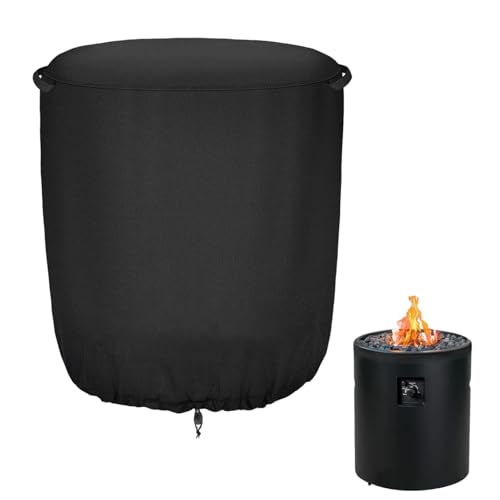 Runde Schutzhaube Für Feuerschale - Verblassungsresistente Runde Terrassen Feuer Säule Schutz, Abdeckung Für Feuerstelle Grillschutz Garten Terrasse von Generisch