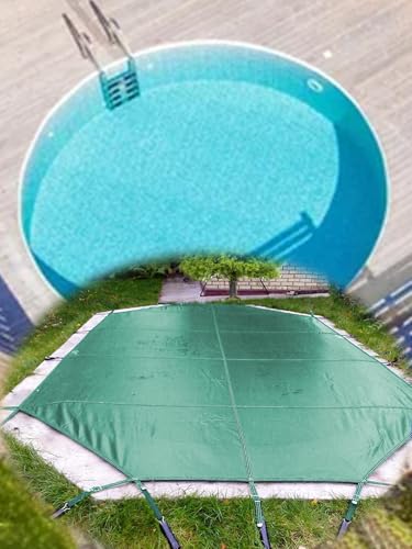 Runde Sicherheitsabdeckung für den Innengrund, kommerzielle Qualität, mit Messingankern für große Schwimmbäder von Generisch