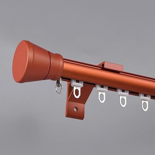 Runde Wandvorhangschiene, glattes Schiebesystem mit zuschneidbaren Stangen und Verbindungsstücken für elegante Vorhang-Hardware-Lösung im Schlafzimmer von Generisch