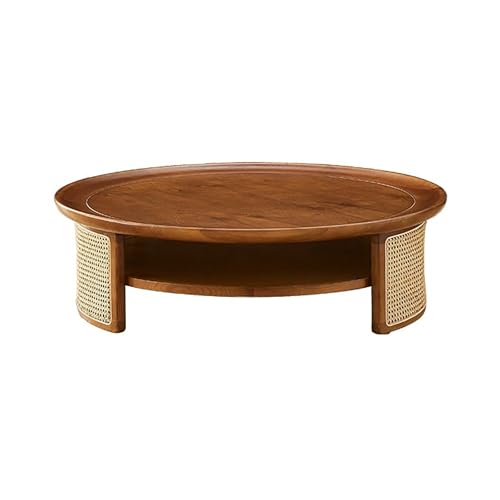 Runder Couchtisch aus Holz mit Stauraum, modernes & einfaches Design, einfache Montage für Wohnzimmer, Schlafzimmer, Home Office Runder Couchtisch aus Holz mit Stauraum, modernes & einfaches Design, einfache Montage für Wohnzimmer, Schlafzimmer, Home Office von Generisch