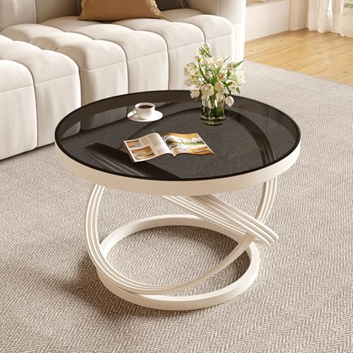 Runder Couchtisch mit stabilem Metallgestell, modernes Design für Wohnzimmer, Schlafzimmer, Büro Runder Couchtisch mit stabilem Metallgestell, modernes Design für Wohnzimmer, Schlafzimmer, Büro von Generisch