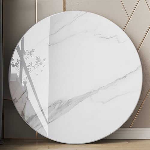Runder Drehteller von Lazy Susan, drehbar, Servierplatte für Esstisch, mehrfarbig, Steinplatte, Marmor-Textur, drehbares Tablett, perfekt als Tischdekoration Runder Drehteller von Lazy Susan, drehbar, Servierplatte für Esstisch, mehrfarbig, Steinplatte, Marmor-Textur, drehbares Tablett, perfekt als Tischdekoration von Generisch