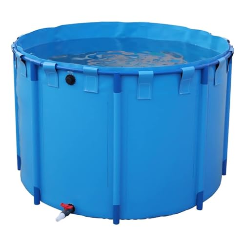 Runder Fischteich oberirdischer Pool, verdickte Leinwand mit Rahmen, langlebiges Design für Aquarien und Außenbereich Runder Fischteich oberirdischer Pool, verdickte Leinwand mit Rahmen, langlebiges Design für Aquarien und Außenbereich von Generisch