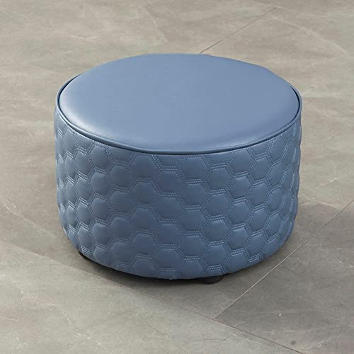 Runder Fußhocker – Grünes Leder Polsterhocker für Wohnzimmer, Küche oder Schlafzimmer – Stilvolle und funktionale Möbel Runder Fußhocker – Grünes Leder Polsterhocker für Wohnzimmer, Küche oder Schlafzimmer – Stilvolle und funktionale Möbel von Generisch