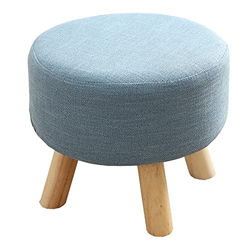 Runder Fußhocker Ottomane Stuhl - Bequemer Stoffhocker für Schlafzimmer & Wohnzimmer Atmungsaktive Schwammfüllung Solide Schuhbank Tisch 40x40x32cm Runder Fußhocker Ottomane Stuhl - Bequemer Stoffhocker für Schlafzimmer & Wohnzimmer Atmungsaktive Schwammfüllung Solide Schuhbank Tisch 40x40x32cm von Generisch