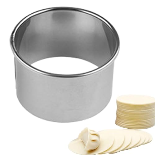 Runder Keksschneider, runder Teigschneider - Edelstahl -Donut -Ringformen | Professioneller Teigstempel, wiederverwendbare Lebensmittelhandwerksvorräte für Runder Keksschneider, runder Teigschneider - Edelstahl -Donut -Ringformen | Professioneller Teigstempel, wiederverwendbare Lebensmittelhandwerksvorräte für von Generisch