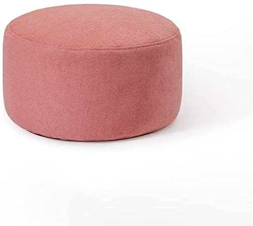 Runder Ottoman-Fußhocker – Stoff-Pouffe Fußstütze, atmungsaktives Design für Wohnzimmer, Schlafzimmer, Arbeitszimmer & Heimdekoration – stilvolle und bequeme Fußstütze Runder Ottoman-Fußhocker – Stoff-Pouffe Fußstütze, atmungsaktives Design für Wohnzimmer, Schlafzimmer, Arbeitszimmer & Heimdekoration – stilvolle und bequeme Fußstütze von Generisch