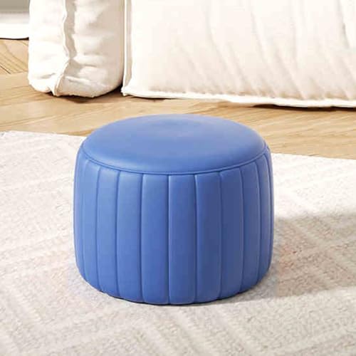 Runder Ottoman Pouf Hocker - Moderne gepolsterte Fußstütze Bank für Wohnzimmer Schlafzimmer - Elegantes Design für Lounge Gebrauch Runder Ottoman Pouf Hocker - Moderne gepolsterte Fußstütze Bank für Wohnzimmer Schlafzimmer - Elegantes Design für Lounge Gebrauch von Generisch