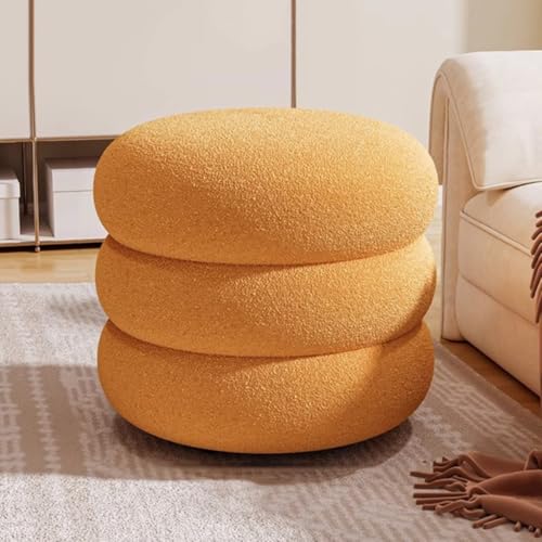 Runder Ottomanhocker aus Samt – vielseitig gepolsterte Fußstütze und Pouf für Wohnzimmer, Schlafzimmer und Eingangsbereich – verschönert die Heimdekoration mit Komfort und Funktionalität Runder Ottomanhocker aus Samt – vielseitig gepolsterte Fußstütze und Pouf für Wohnzimmer, Schlafzimmer und Eingangsbereich – verschönert die Heimdekoration mit Komfort und Funktionalität von Generisch