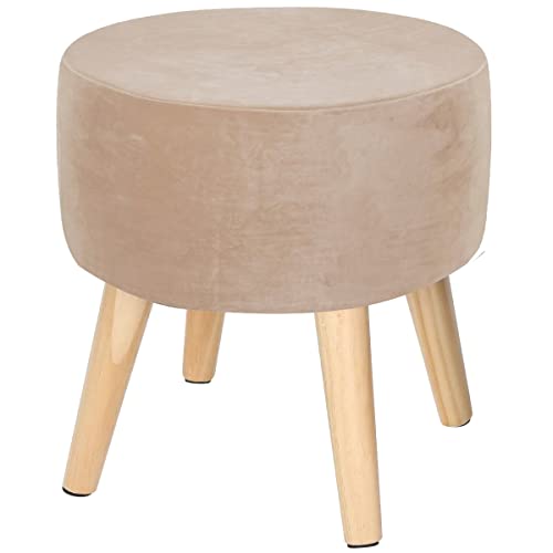 Runder Samt-Ottomanen-Schonbezug – Stretch-Fußhocker-Schutz, kleiner Pouf-Bezug für runde Möbel, Kamelfarben, 76,2 x 43,2 cm, stilvoll und Heimdekoration Runder Samt-Ottomanen-Schonbezug – Stretch-Fußhocker-Schutz, kleiner Pouf-Bezug für runde Möbel, Kamelfarben, 76,2 x 43,2 cm, stilvoll und Heimdekoration von Generisch