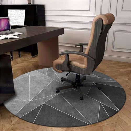 Runder Samtteppich Büro Computer Drehstuhl Schaukeltisch Bank Arbeitszimmer Schlafzimmer Matte Runder Samtteppich Büro Computer Drehstuhl Schaukeltisch Bank Arbeitszimmer Schlafzimmer Matte von Generisch
