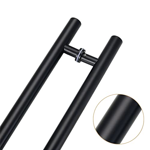 Runder Schiebetürgriff, zweiseitiges Hardware-Set für Holz-, Glas-, Metalltür, Fingerabdruck-resistenter Griff Runder Schiebetürgriff, zweiseitiges Hardware-Set für Holz-, Glas-, Metalltür, Fingerabdruck-resistenter Griff von Generisch