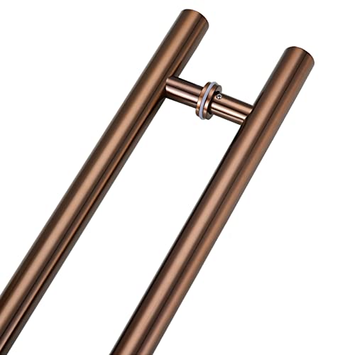 Runder Schiebetürgriff, zweiseitiges Hardware-Set für Holz-, Glas-, Metalltür, Fingerabdruck-resistenter Griff Runder Schiebetürgriff, zweiseitiges Hardware-Set für Holz-, Glas-, Metalltür, Fingerabdruck-resistenter Griff von Generisch