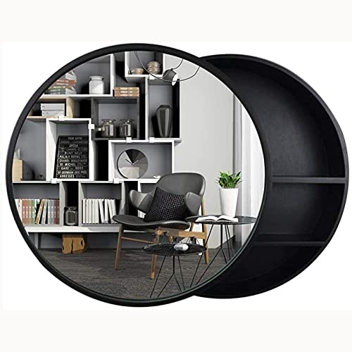 Runder Spiegelschrank aus Massivholz zur Wandmontage mit Stauraum für Badezimmer-Organisation Runder Spiegelschrank aus Massivholz zur Wandmontage mit Stauraum für Badezimmer-Organisation von Generisch