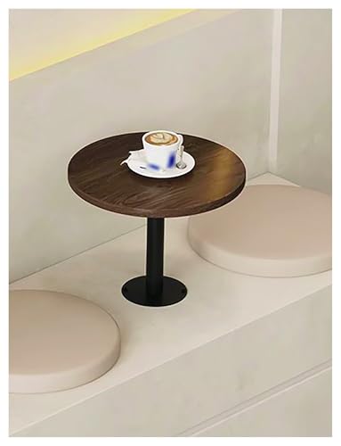 Runder Stehtisch, L-förmiger Couchtisch, schwebender Getränketisch, Kleiner Beistelltisch aus Metall for Cafés, Bars und kleine Räume(Style 2,Sitting) von Generisch
