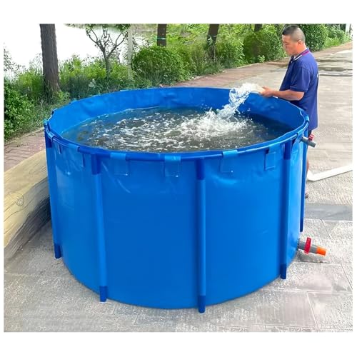 Runder Verdickungspool, großer zusammenklappbarer Rahmen für einfache Installation, ideal für landwirtschaftliche Bewässerung und Wasserspeicherung Runder Verdickungspool, großer zusammenklappbarer Rahmen für einfache Installation, ideal für landwirtschaftliche Bewässerung und Wasserspeicherung von Generisch