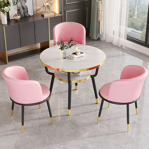 Runder Verhandlungstisch für Büro & Esszimmer, rosa Empfangstisch, 60 x 70 cm, vielseitiger Club- & Küchentisch, stilvolle Meeting- & Esszimmerlösungen Runder Verhandlungstisch für Büro & Esszimmer, rosa Empfangstisch, 60 x 70 cm, vielseitiger Club- & Küchentisch, stilvolle Meeting- & Esszimmerlösungen von Generisch