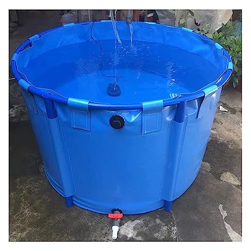 Runder oberirdischer Fischteich mit Ständer, großer Wassertank aus Segeltuch, inklusive Ablaufventil, perfekt für Garten, Pool oder Bauernhof, langlebig und einfach aufzubauen Runder oberirdischer Fischteich mit Ständer, großer Wassertank aus Segeltuch, inklusive Ablaufventil, perfekt für Garten, Pool oder Bauernhof, langlebig und einfach aufzubauen von Generisch