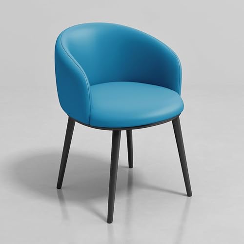Rundes Kissen Esszimmerstühle Set mit gepolsterten Sitzen und Metallbeinen für bequemes Sitzen im Wohnzimmer oder Gästebereich Rundes Kissen Esszimmerstühle Set mit gepolsterten Sitzen und Metallbeinen für bequemes Sitzen im Wohnzimmer oder Gästebereich von Generisch