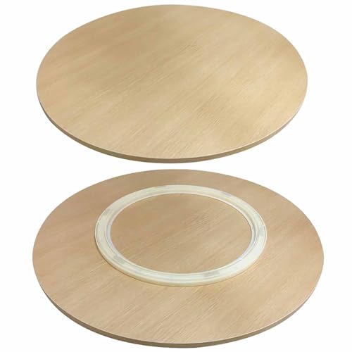 Rundes drehbares Serviertablett Lazy Susan für Esstisch, glatte 360-Grad-Drehung, ideal für Restaurants und Familienfeiern von Generisch