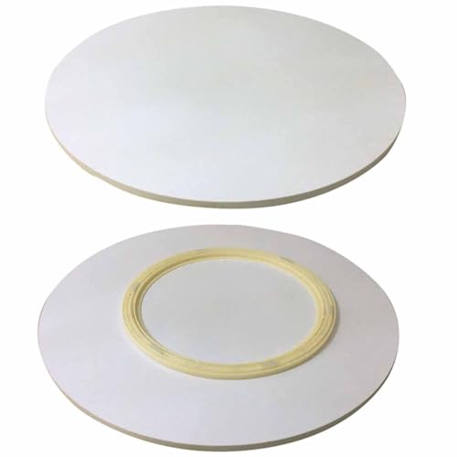 Rundes drehbares Serviertablett Lazy Susan für Esstisch, glatte 360-Grad-Drehung, ideal für Restaurants und Familienfeiern Rundes drehbares Serviertablett Lazy Susan für Esstisch, glatte 360-Grad-Drehung, ideal für Restaurants und Familienfeiern von Generisch
